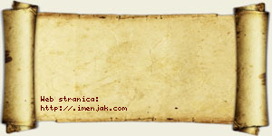 Žaklina Batina vizit kartica